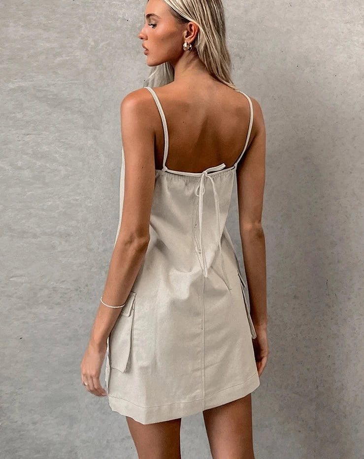 #PB Spaghetti Strap Mini Dress