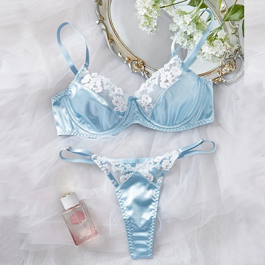 #PB Blue Lingerie Set