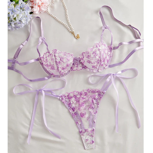 #PB Purple Lingerie Set