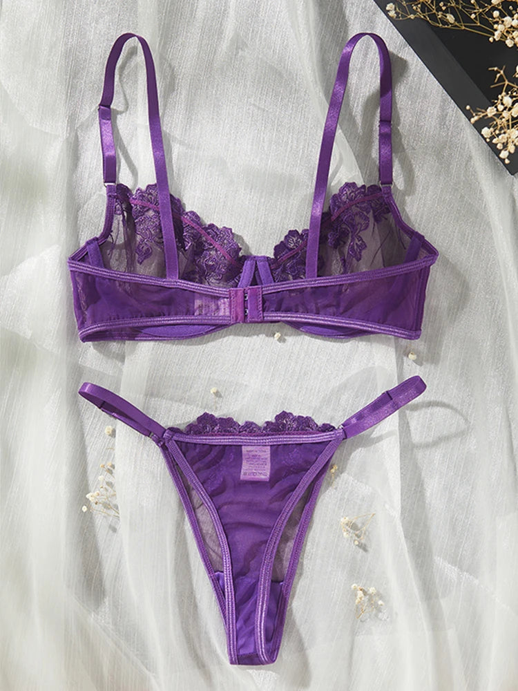 #PB See Through Lingerie Set