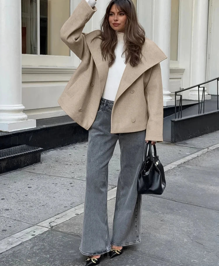 #PB Wool Khaki Coat