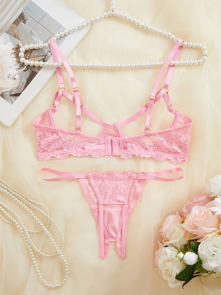 #PB Lingerie Pink Set