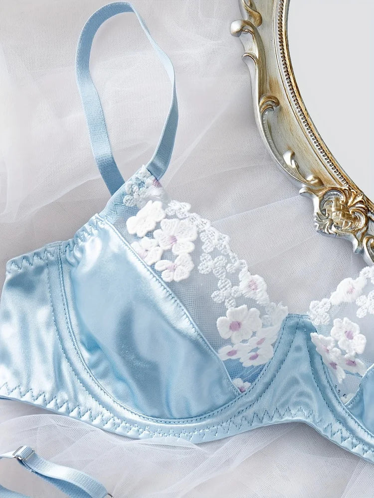 #PB Blue Lingerie Set