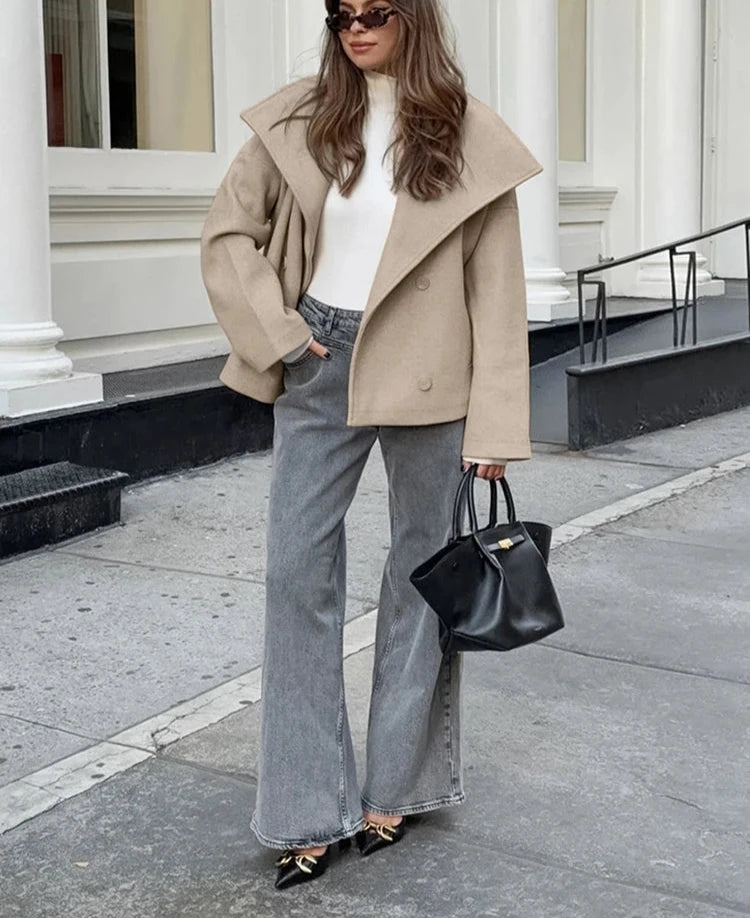 #PB Wool Khaki Coat