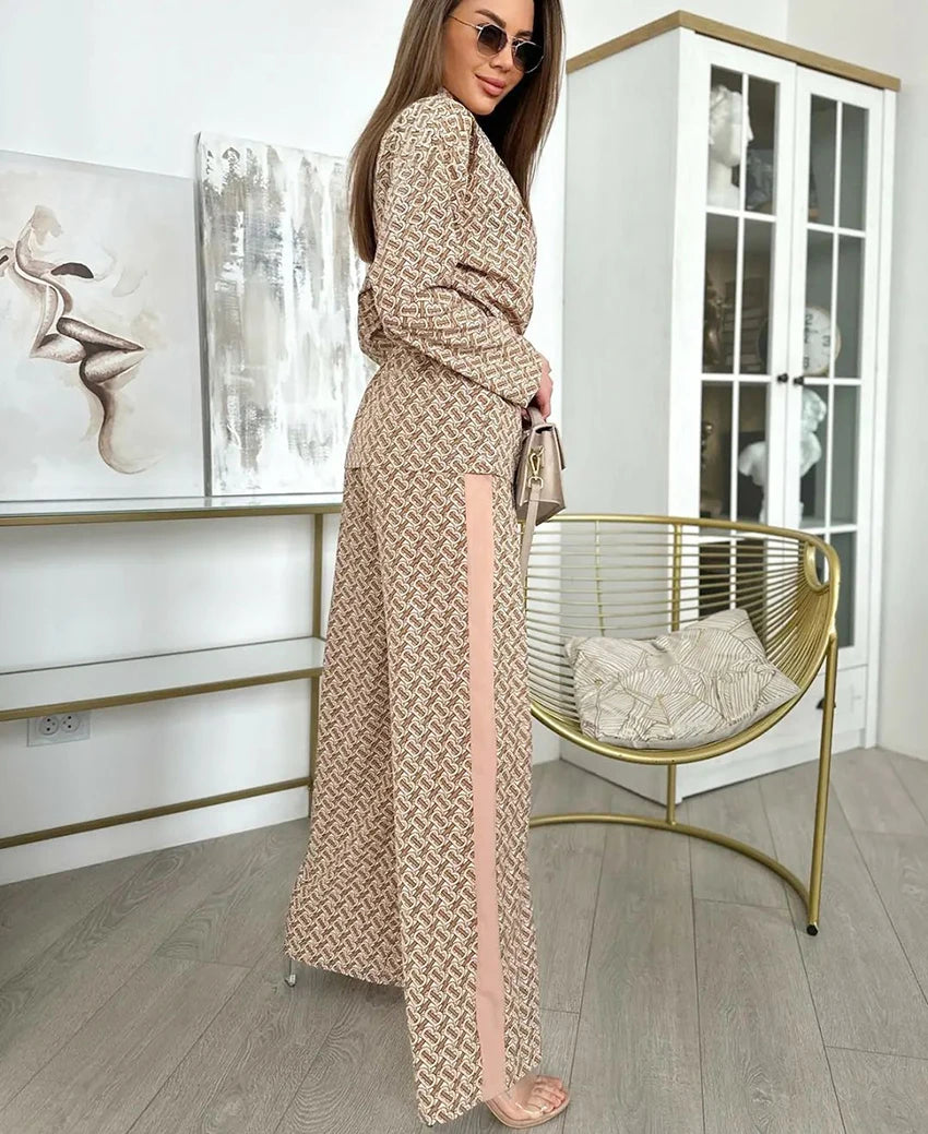 #PB Wide Leg Pants Suit