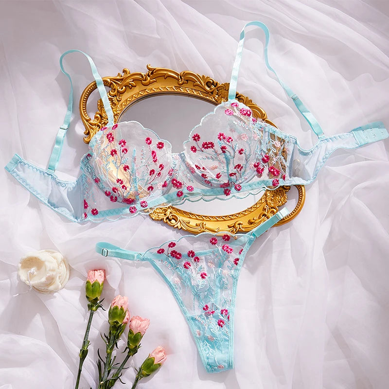 #PB Lingerie Fancy Embroidery Set