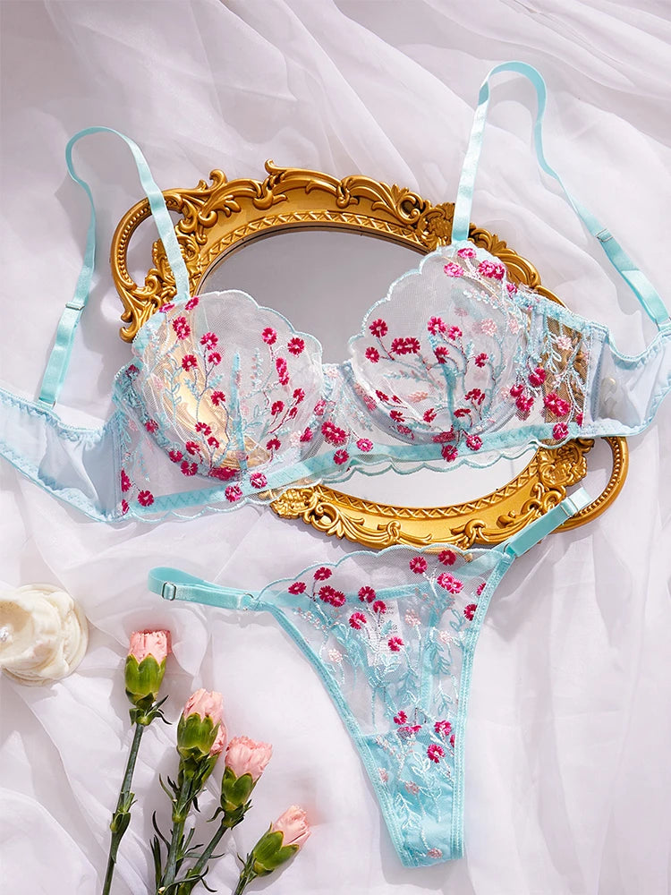 #PB Lingerie Fancy Embroidery Set