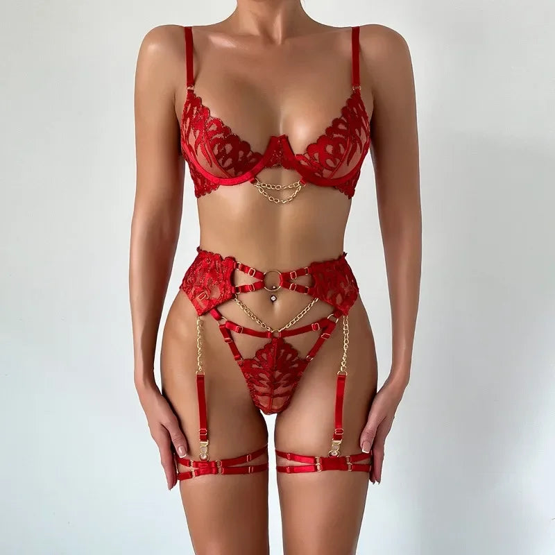 #PB 4 Piece Lingerie Set