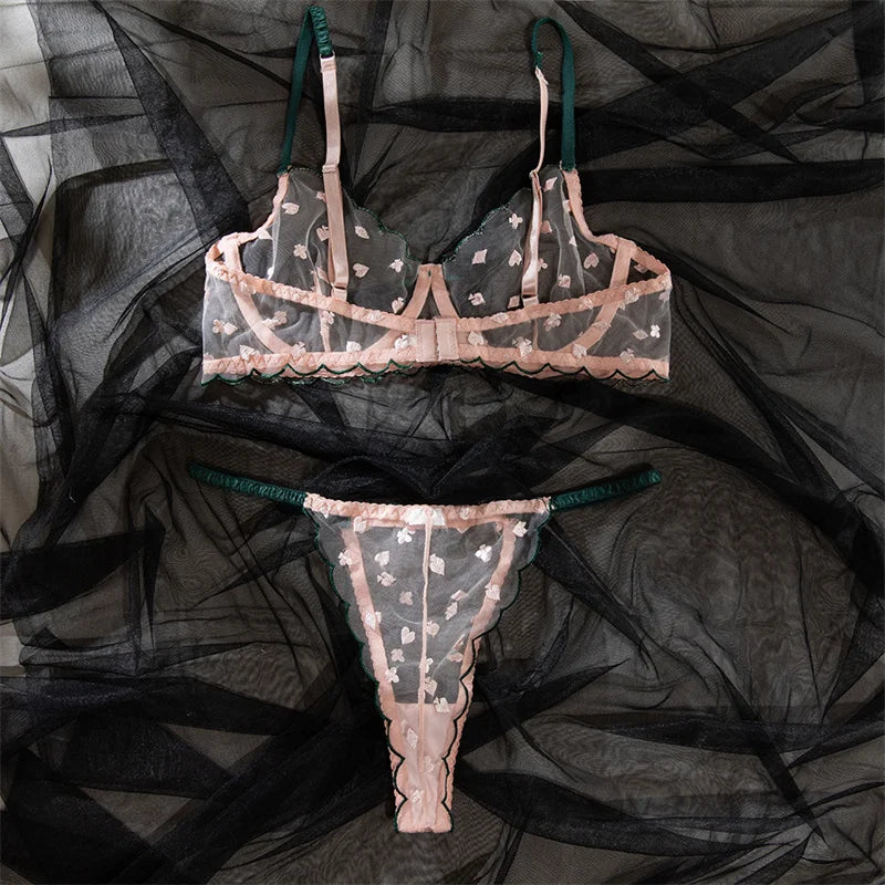 #PB Sensual Lingerie Transparent Set