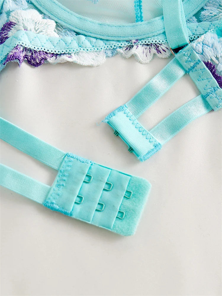 #PB Lingerie Blue Set