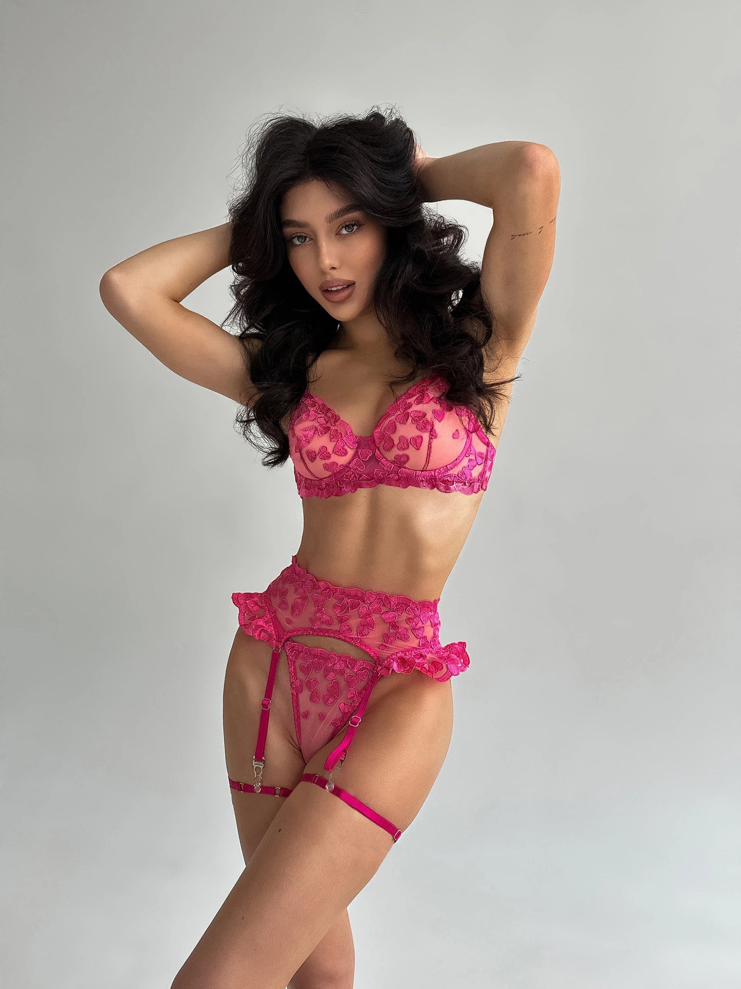 #PB Fancy Lingerie Heart-Shaped Set