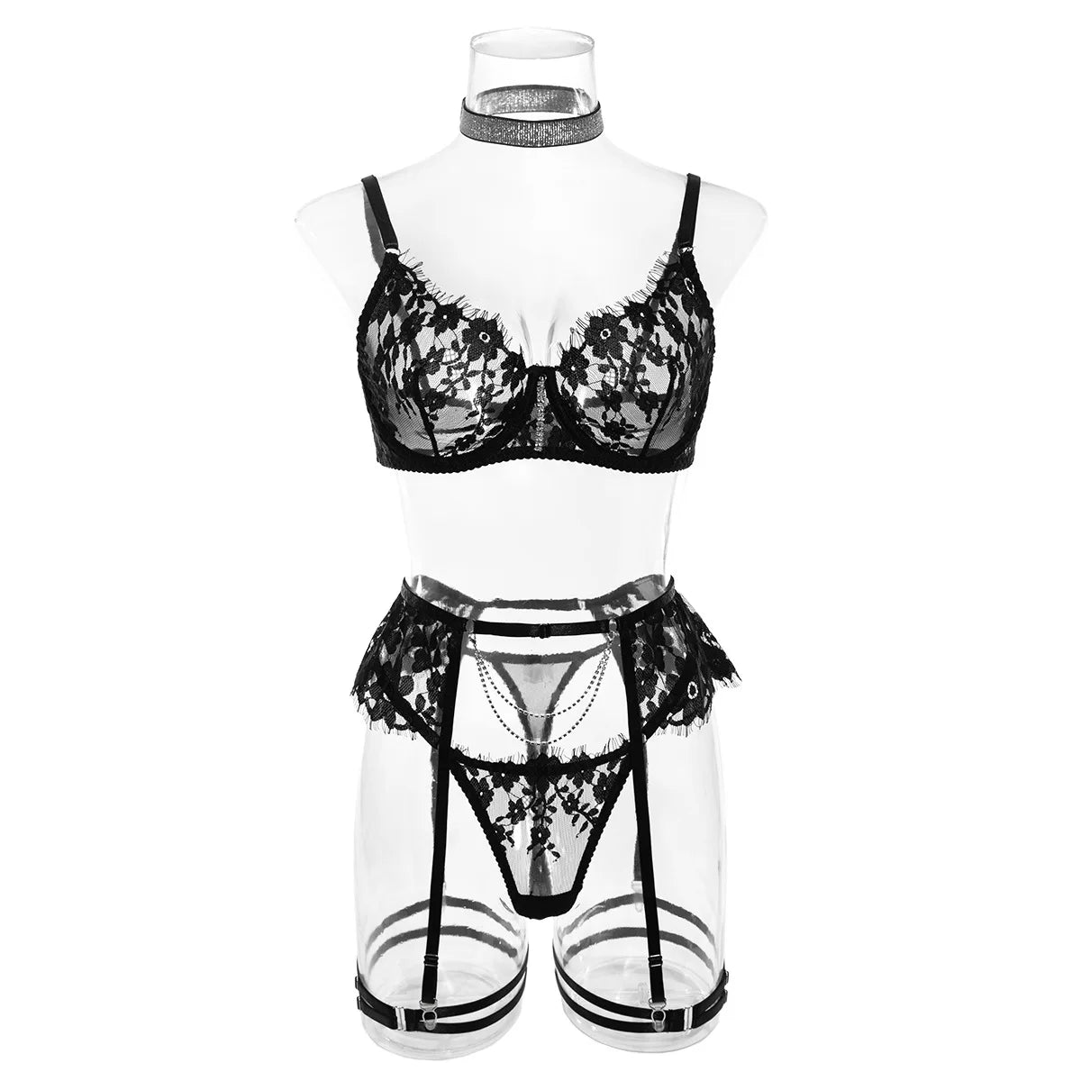 #PB Lace Lingerie Set - passionbarn.com