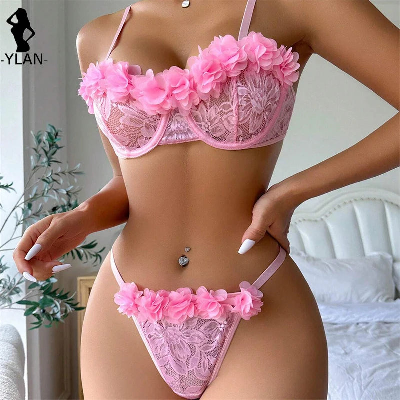 #PB Lingerie Pink Lace Set