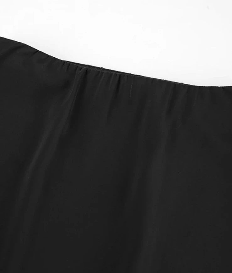 #PB Elegant Black Long Skirt