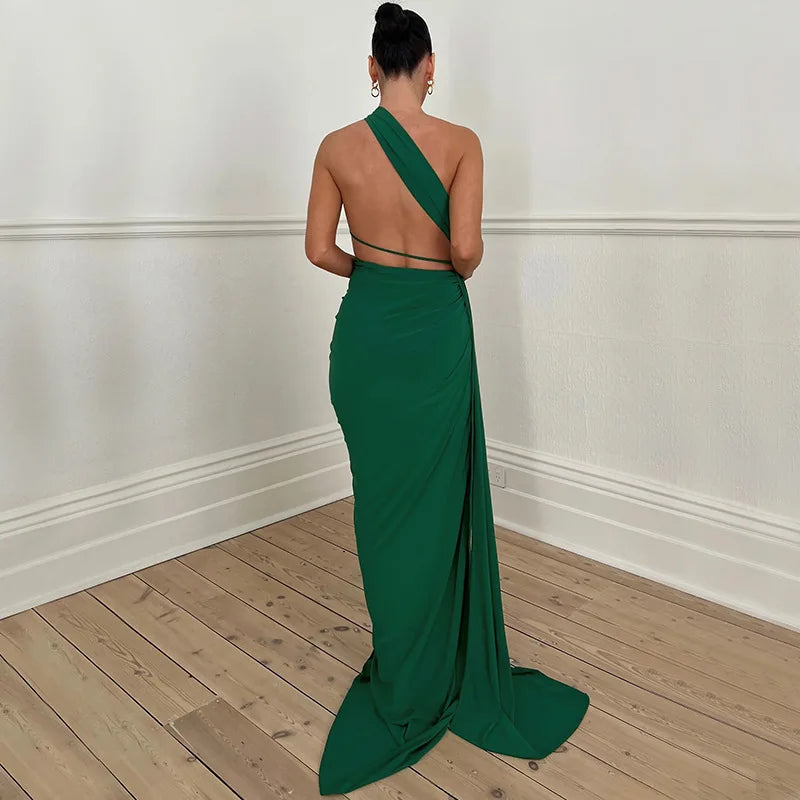 #PB Cut Out Backless Maxi Dress