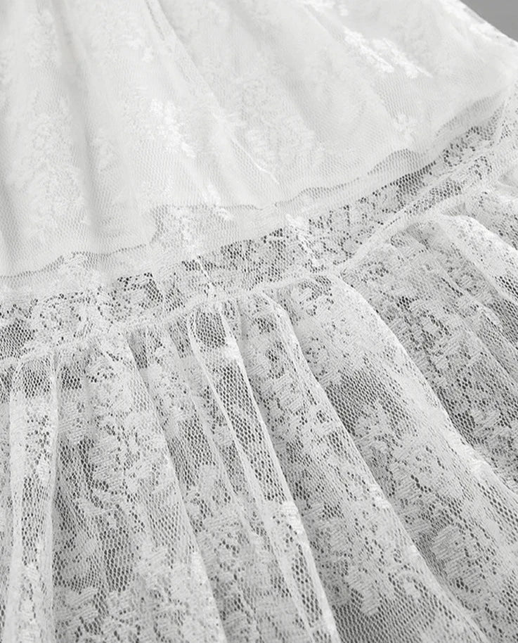 #PB Transparent Lace Skirt