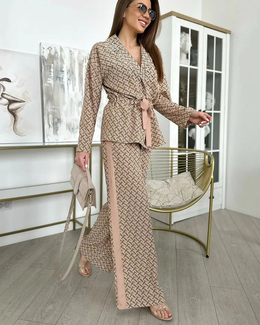 #PB Wide Leg Pants Suit