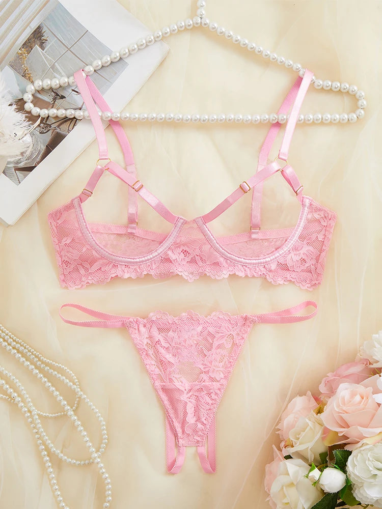 #PB Lingerie Pink Set