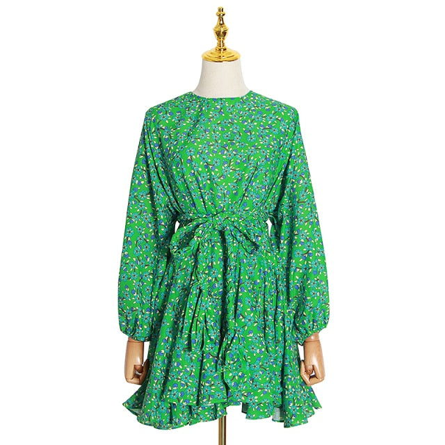 #PB Elegant Print Dress - passionbarn.com